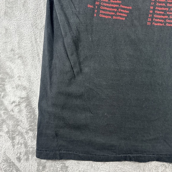 Vintage 1989  Alice Cooper Trashes Tour T-Shirt Men's Medium Band Double-Sided - Picture 13 of 16